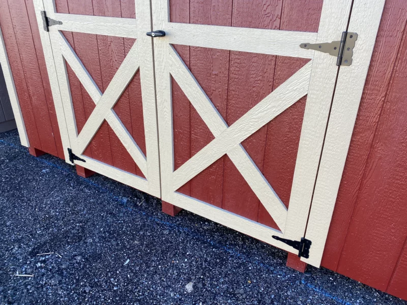 10x16 gable shed red & white Columbus ohio