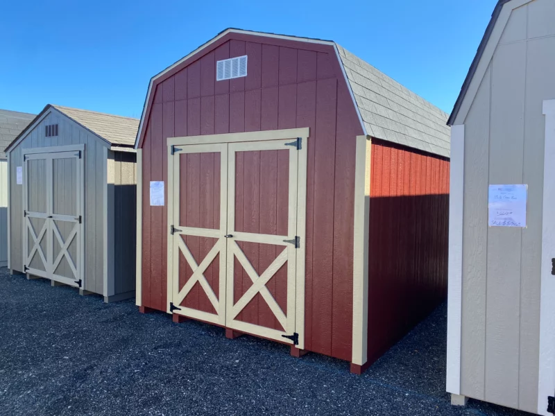 10x16 gable shed red & white Dayton ohio