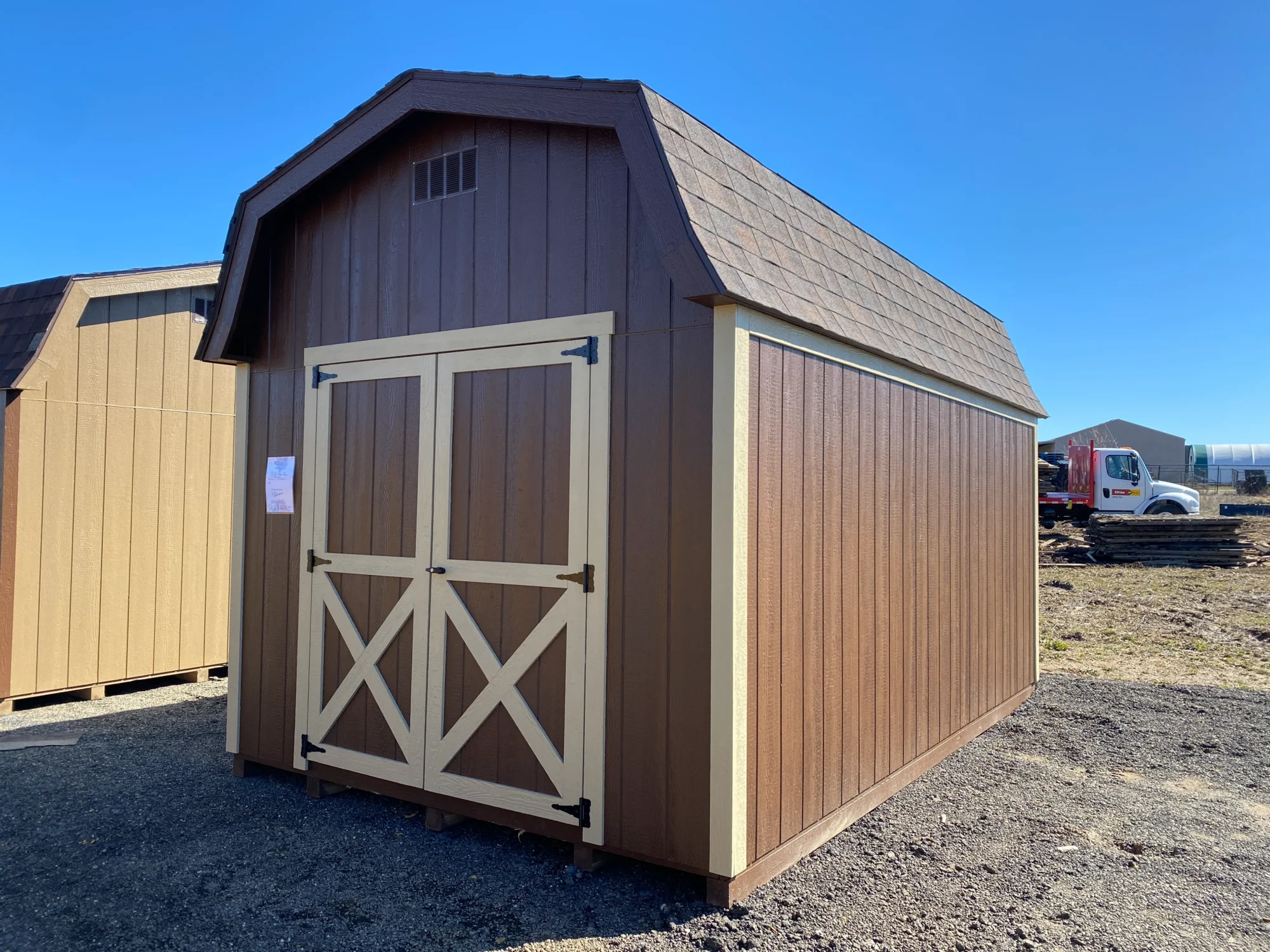 10x16 lofted barn shed Mento ohio