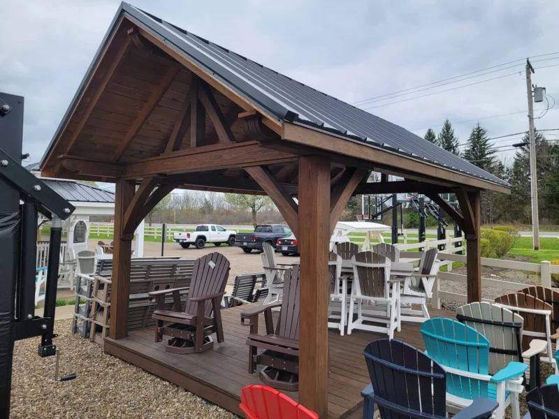 Cedar pavilion for sale hartville outdoor products