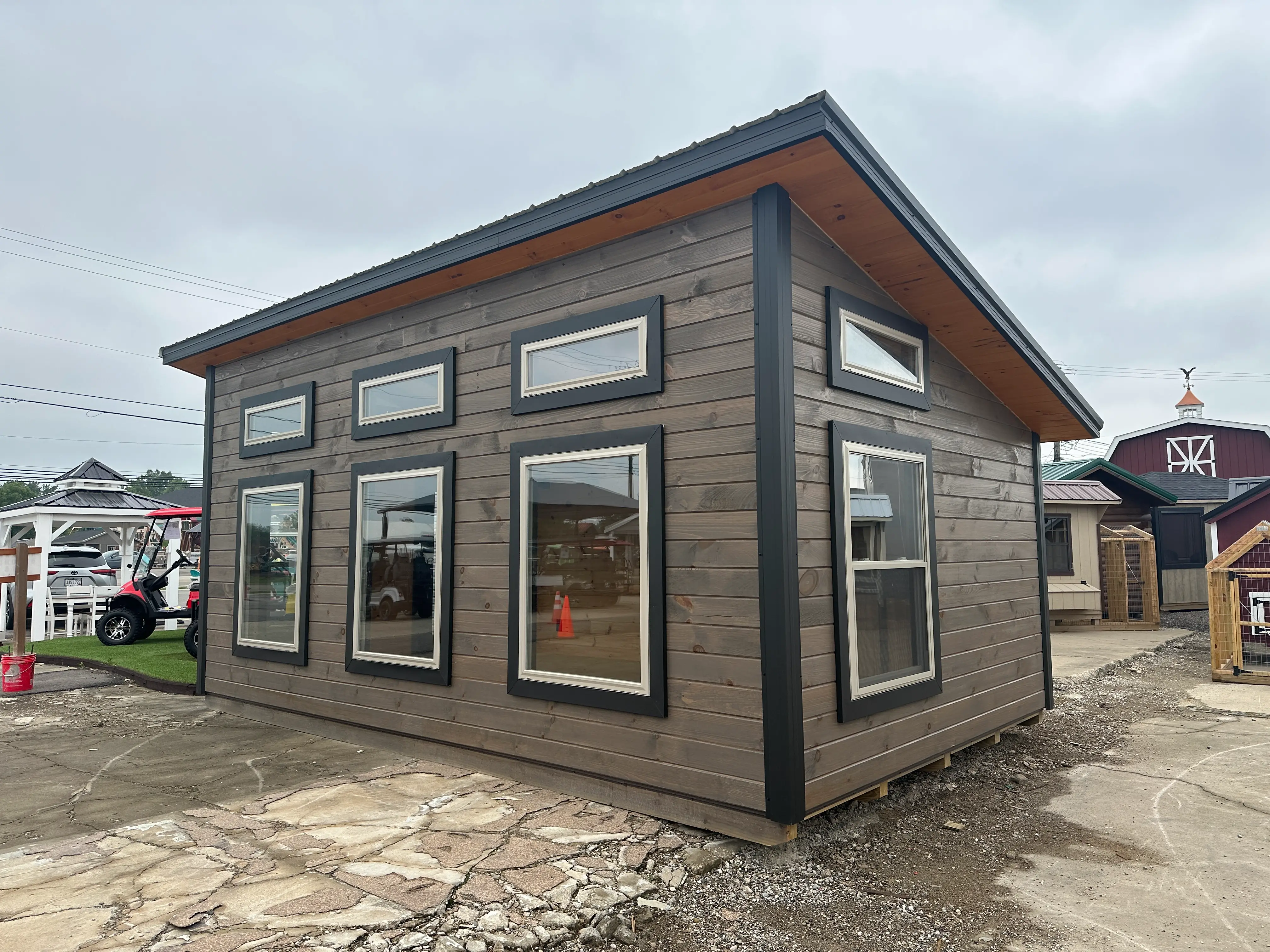 Modern cabin interior hartville outdoor products