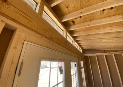 Modern shed with porch Canton ohio