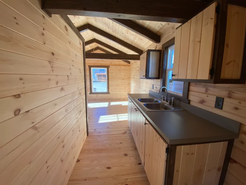 A frame cabin with deck hartville outdoor products