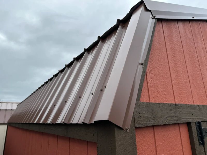 Barn shed roofing with metal hartville outdoor products