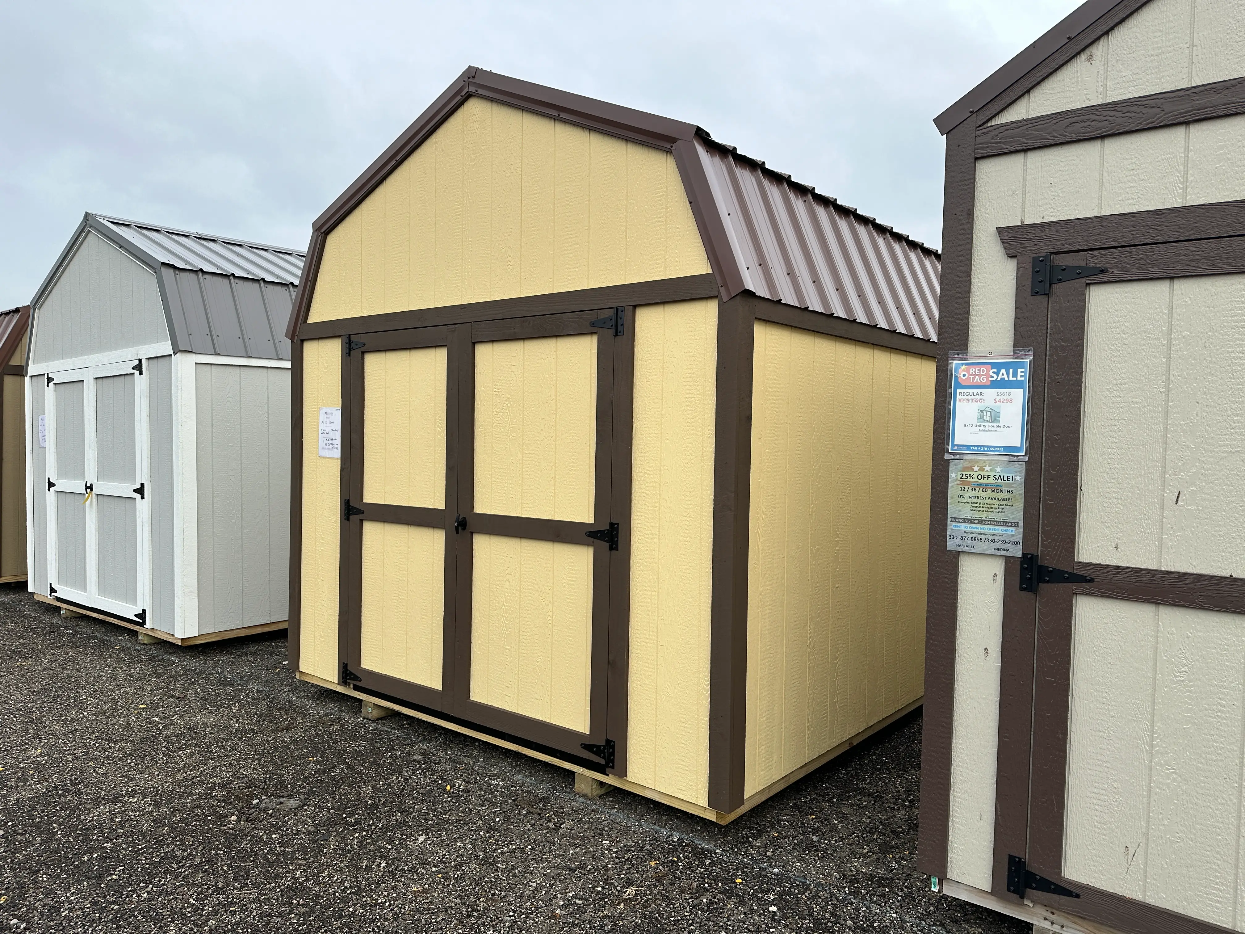 Barn style garden shed hartville outdoor products