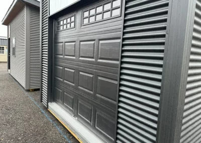 Metal sheds with garage door hartville outdoor products