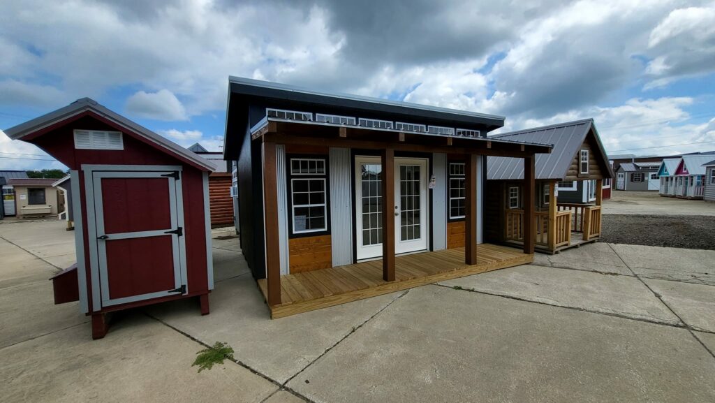 storage shed with porch for sale near me