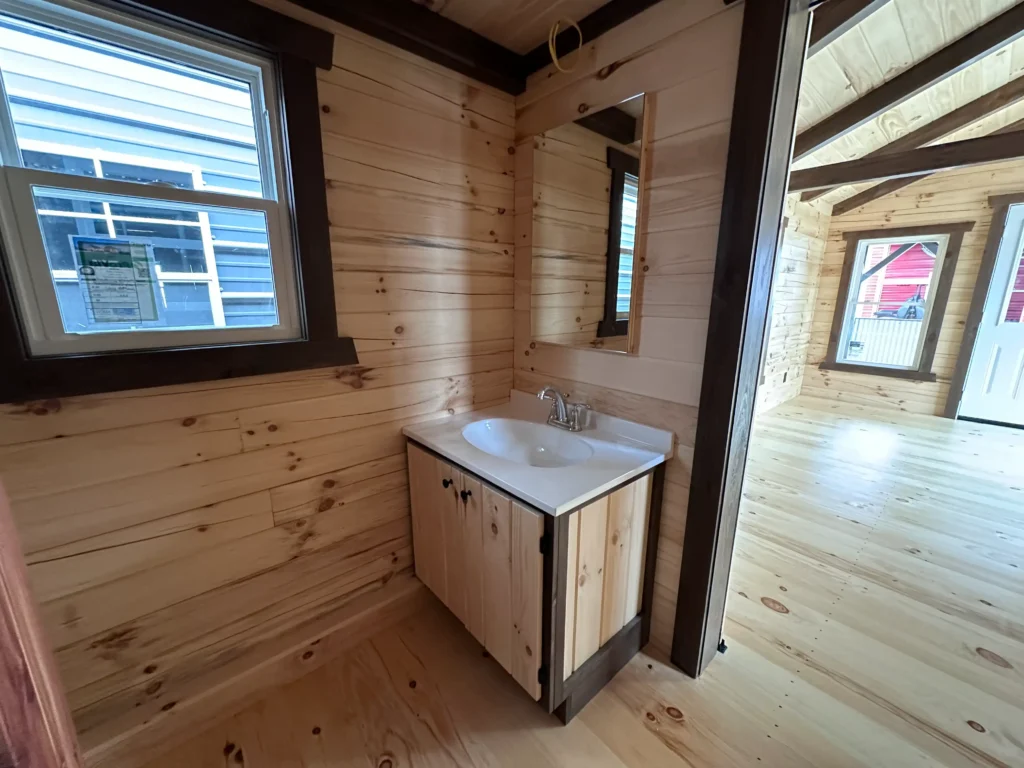 Prefab log cabin house hartville outdoor products
