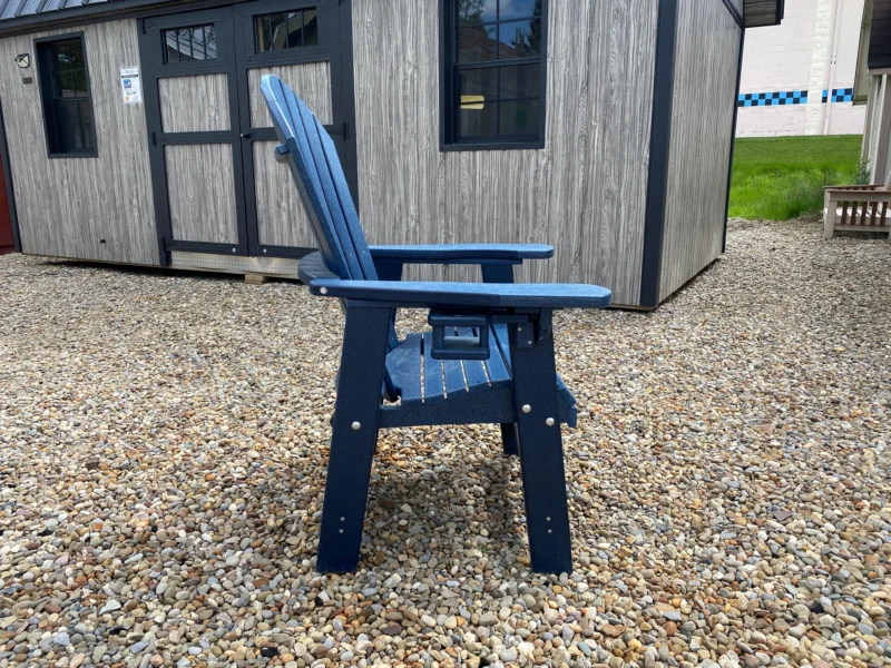 dark blue Adirondack chair Bowling Green Ohio