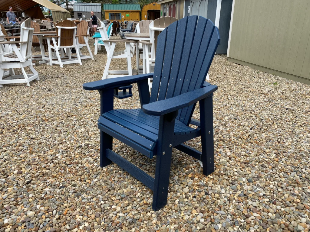 dark blue Adirondack chair Cincinnati Ohio