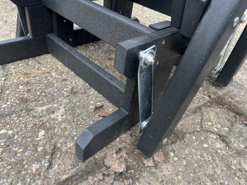 black and white outdoor gliding chair Eastlake ohio