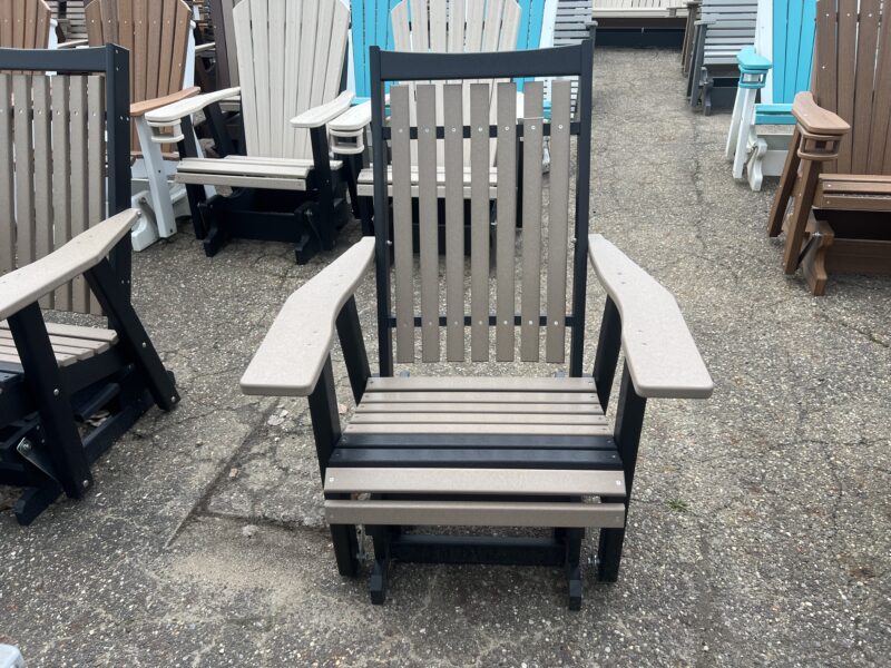 black and white outdoor gliding chair Medina ohio