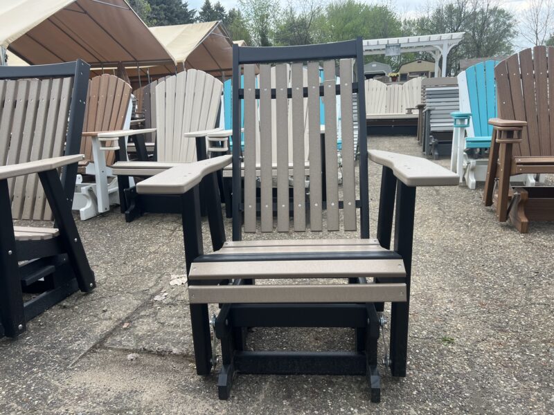 black and white outdoor gliding chair Wadsworth ohio