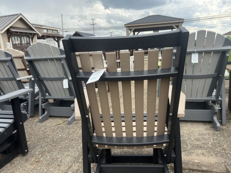 black and white outdoor gliding chair Willoughby ohio