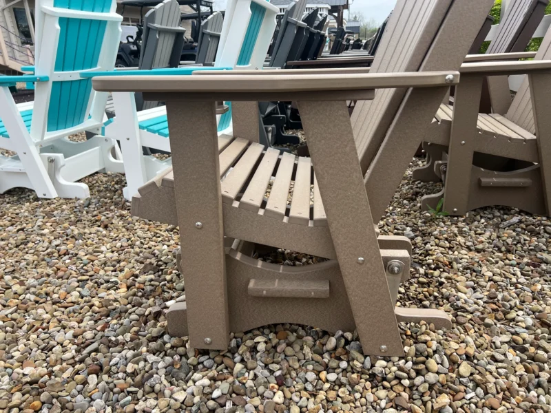brown adirondack glider with cupholder Kirtland ohio