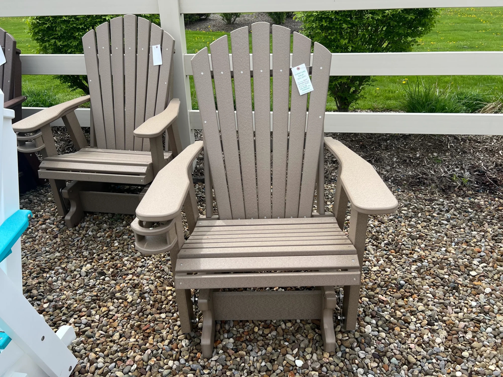brown adirondack glider with cupholder Medina ohio