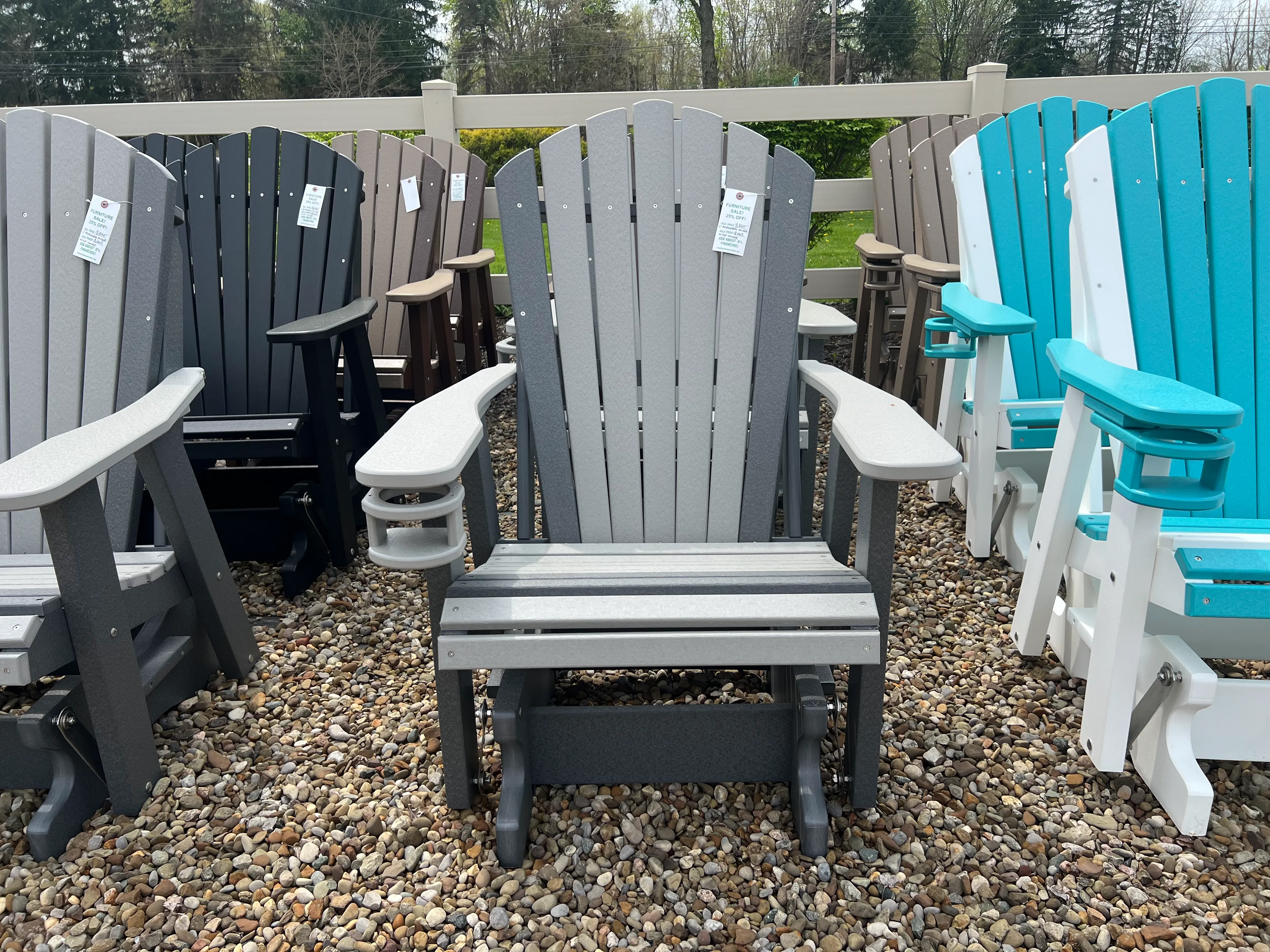 grey adirondack glider Medina ohio