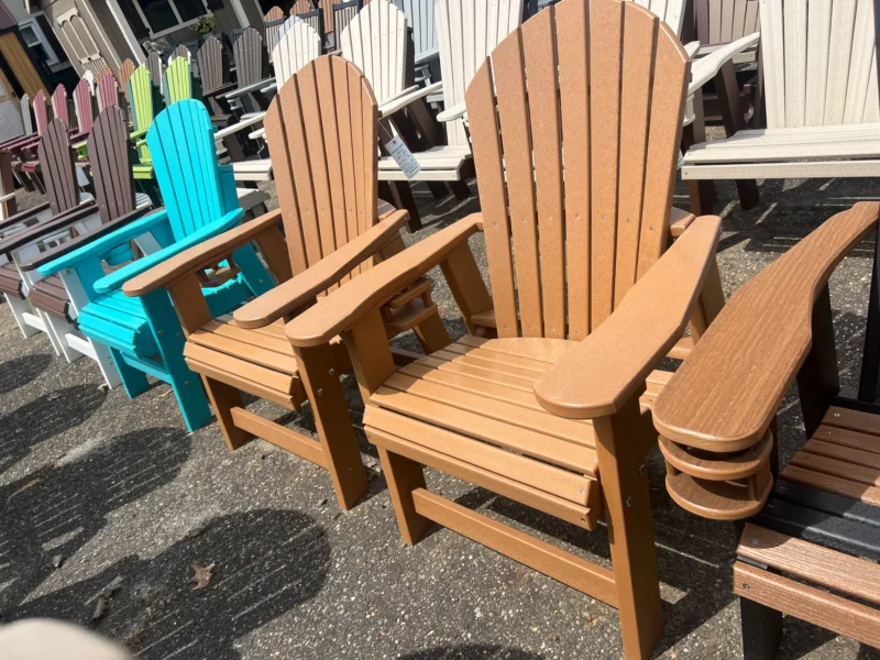 outdoor wooden chair with cup holder for sale Wadsworth ohio