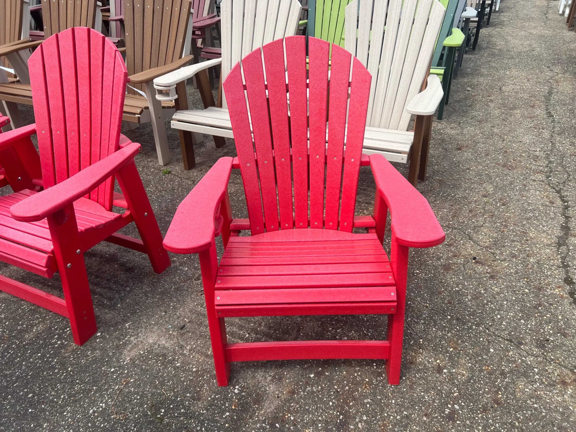red outdoor chair with cupholder for sale Medina ohio
