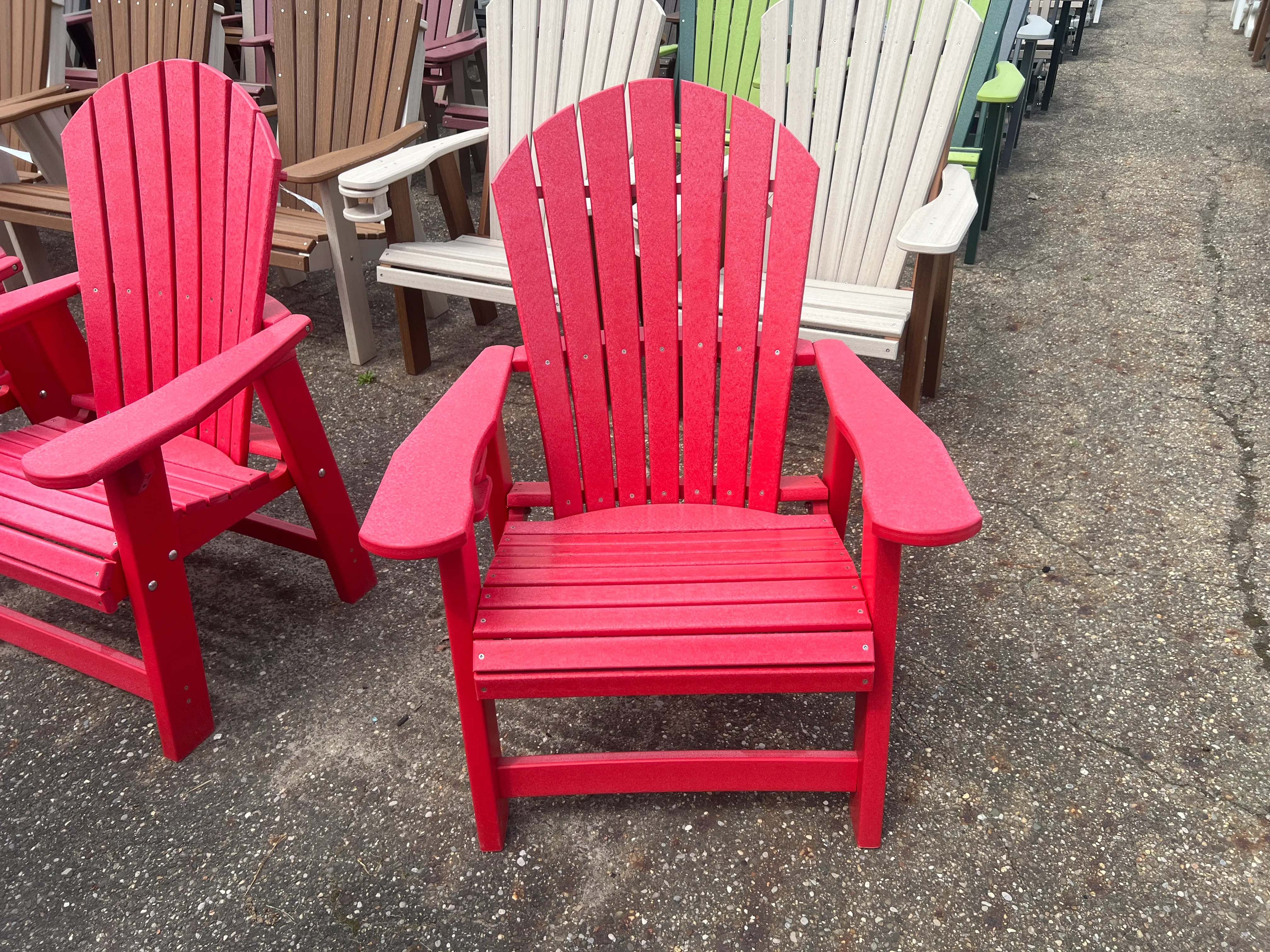 red outdoor chair with cupholder for sale Medina ohio