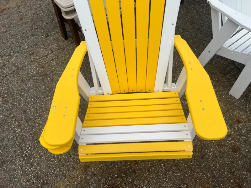 yellow and white outdoor chair Kirtland ohio