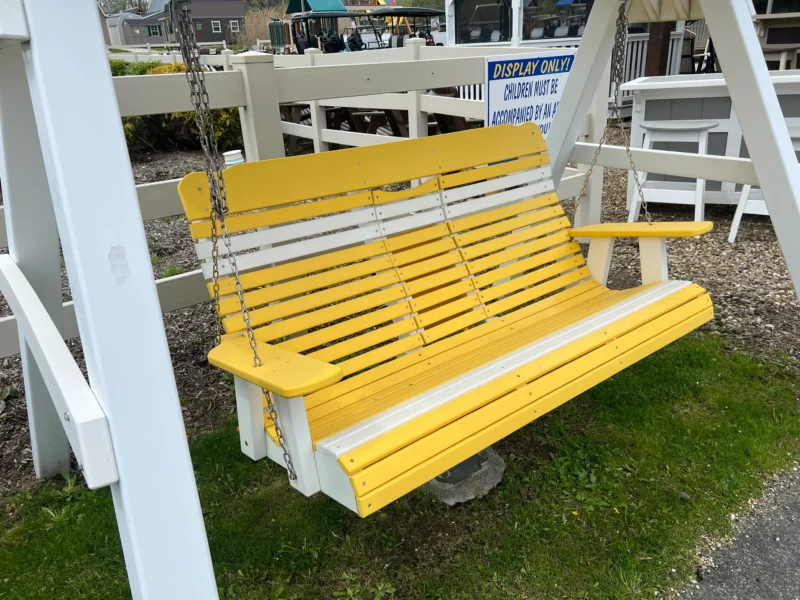 yellow outdoor swing Wadsworth ohio