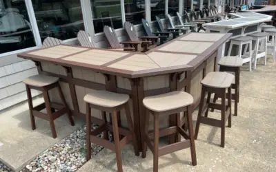 How to Build Outdoor Bar with Roof