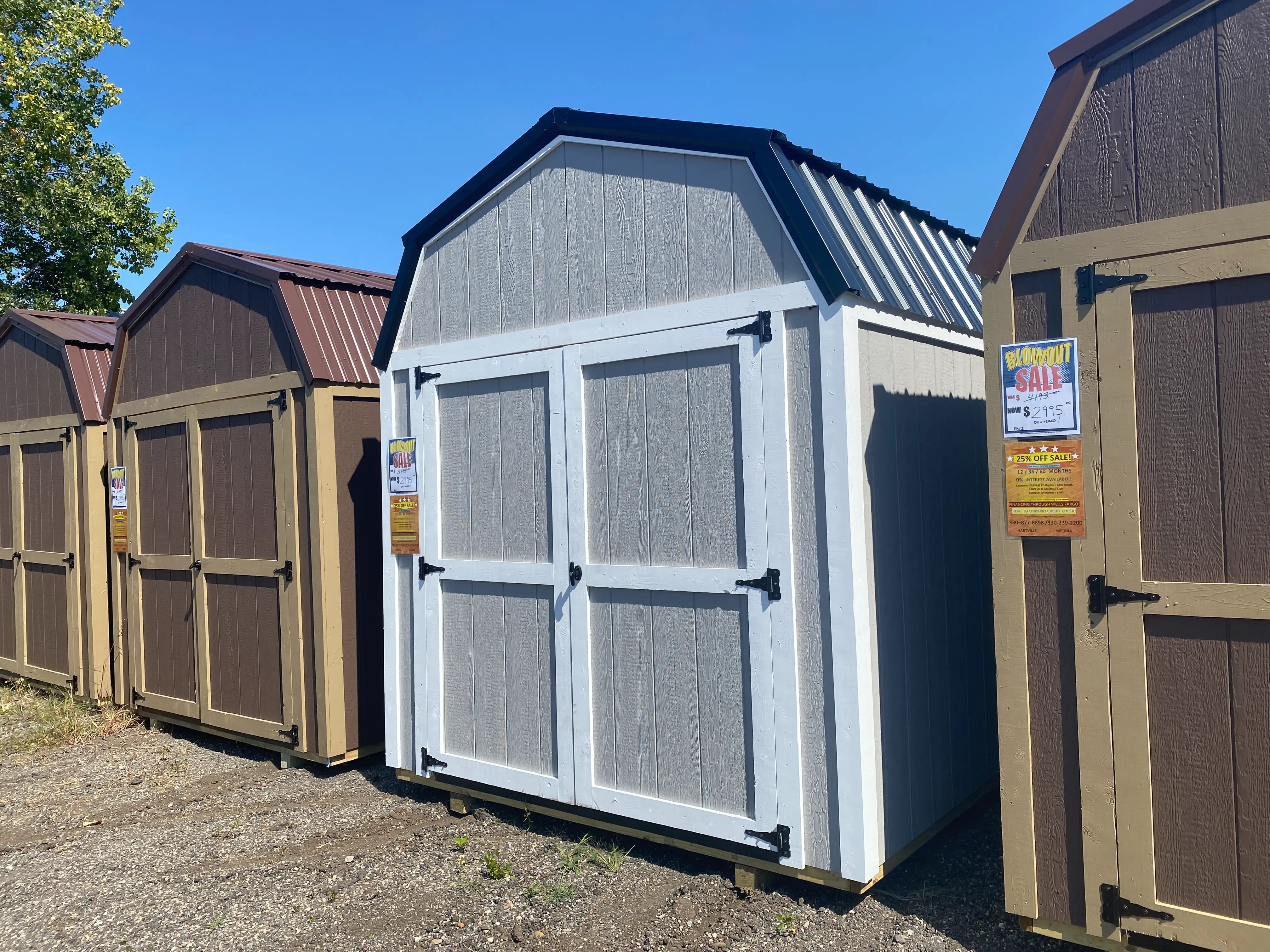mini barn on sale near me Concord ohio