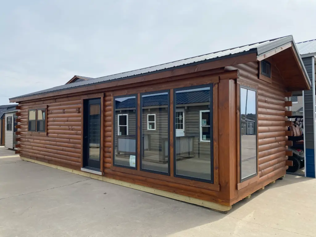 How Build Log Cabin Hartville Outdoor Products