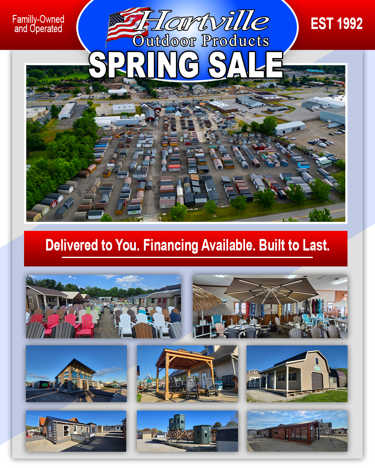 Hartville Outdoor Products Spring 2026 Sales Event Social Ad