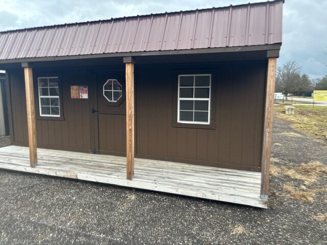 barn with porch Hartville Outdoor Products