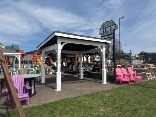 vinyl pavilions on sale Hartville Outdoor Products