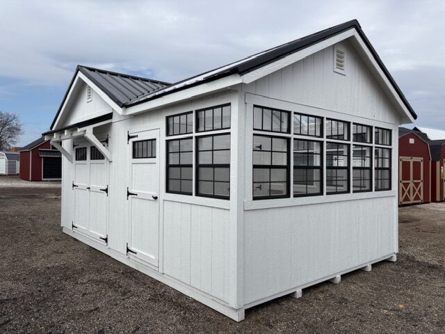 farmhouse garden​ shed Hartville Outdoor Products